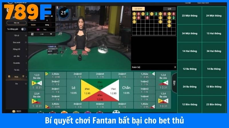Bí quyết chơi Fantan bất bại cho bet thủ